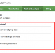 Подсказки ключевых слов в AdWords стали Планировщиком ключевых слов